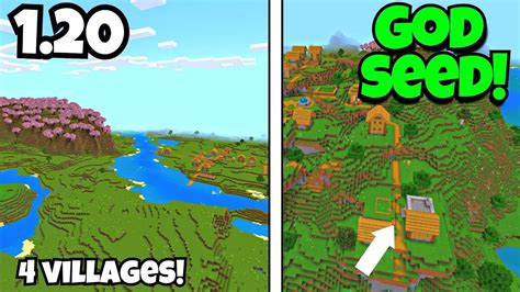 🤫best Plains Villages Seeds For Minecraft 1 20 Bedrock Youtube