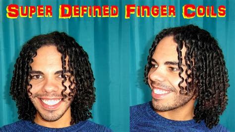 Super Defined Finger Coils Tutorial How To Coil Natural Curly Hair Coiling Kinky Curls Loc Youtube