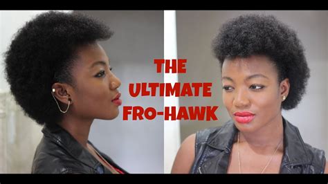 From natural to dramatic colors. Type 4 Natural Hair| TWA Styles| Fro-Hawk Tutorial ...