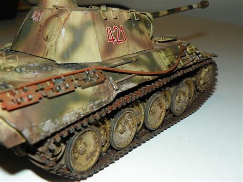 German Panther Medium Tank Plastic Model Military Vehicle Kit 1