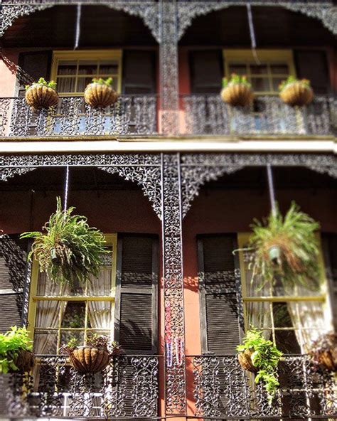 Lacey Ironwork New Orleans Art French Quarter Balcony Photograph