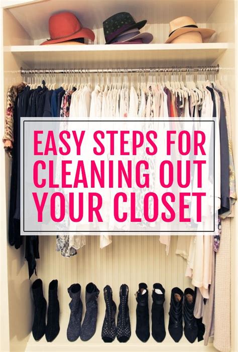 Easy Steps For Cleaning Out Your Closet Cleaning Closet