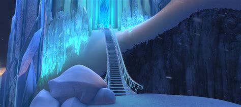 Stairs To Elsas Ice Palace Frozen Palace Frozen Disney Wallpaper