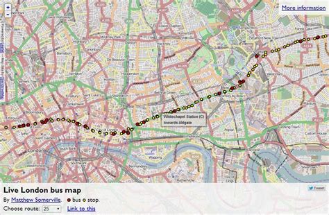 Clondoner92 Site Review Live London Bus Map