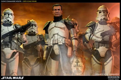 Star Wars Clone Commander Wolffe Sixth Scale Figure By