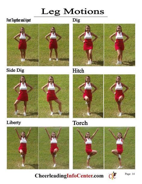 Cheerleading Motions Ebook Volume 1 Cic Cheerleading Etsy Cheerleading Motions Cheer Moves
