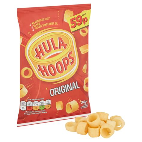 Hula Hoops Original Crisps 34g 59p Pmp Bb Foodservice