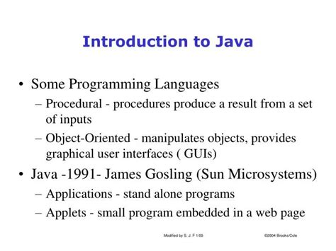 Ppt Introduction To Java Powerpoint Presentation Free Download Id