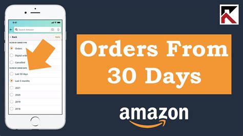 How To View Orders From Last 30 Days Amazon Youtube