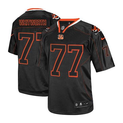 Cincinnati Bengals Andrew Whitworth Official Nike Lights Out Black