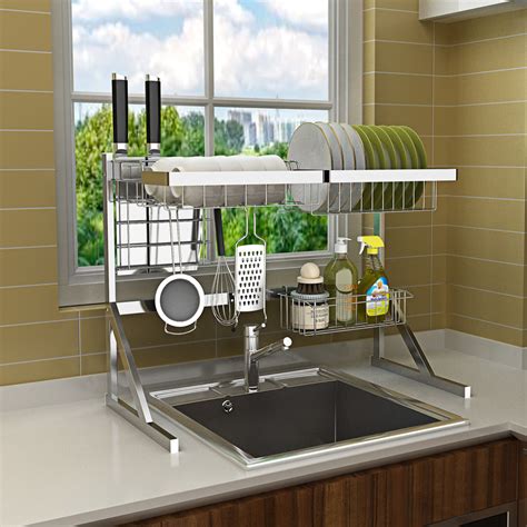 Maybe you would like to learn more about one of these? Kitchen Racks Household Stainless Steel Sink Dishes ...