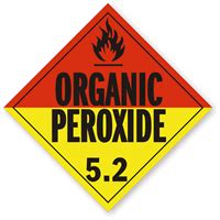 Class 5 Organic Peroxide Labels