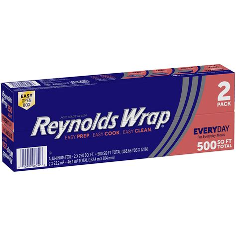 Reynolds Wrap 12 Aluminum Foil 250 Sq Ft 2 Ct New Sealed Ebay