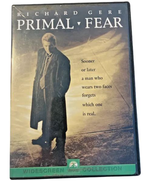 Primal Fear Dvd Richard Gere Paramount Pictures Widescreen Collection