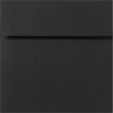 6 X 6 Square Envelopes Midnight Black 1000 Qty