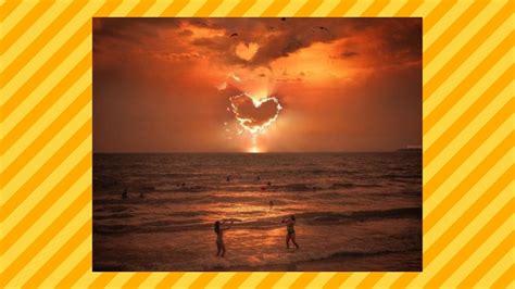 Is Viral Heart Shaped Sunset Photo Real