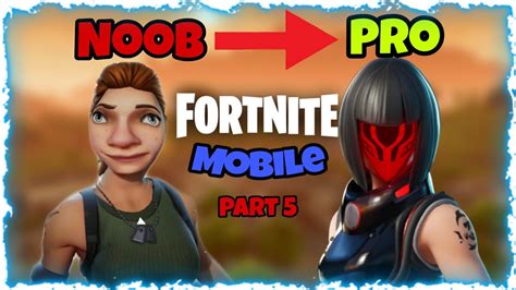 Noob Turns Into Pro In One Match Noob Plays Fortnite Mobilepart5
