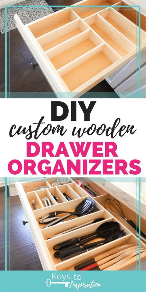 Diy Custom Wooden Drawer Organizers Wooden Drawer Organizer Diy