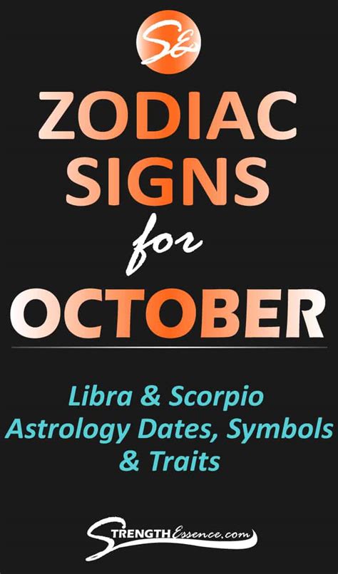 What Zodiac Sign Is October Astrology Dates Symbols And Traits 2023