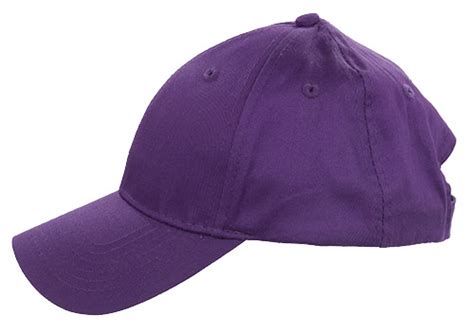 Youth Kids Purple Baseball Cap