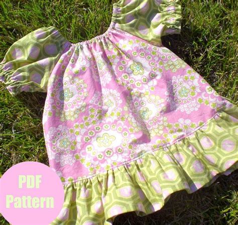 Peasant Dress Pattern Girls Dress Pattern Baby Sewing Etsy Baby