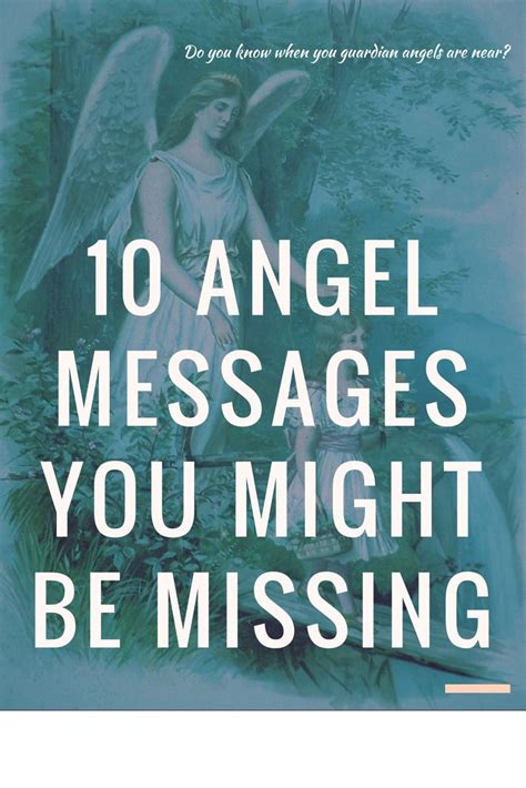 10 Angel Messages You Might Be Missing Angel Messages Spirit Guides