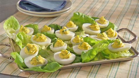 Virginias Deviled Eggs Recipe Martha Stewart