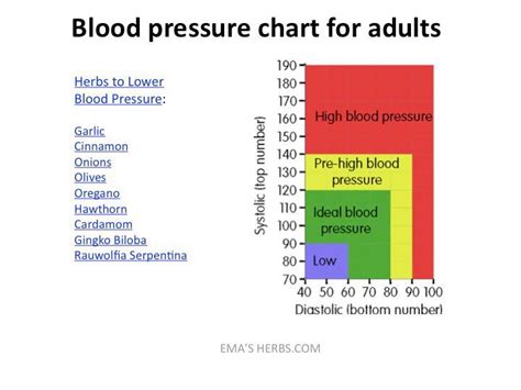 Blood Pressure Chart For Adults ☮ Health ~ Nutrition ~ Wellness ☮
