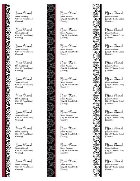 It seems to work quite well, except the dimensions didn't match when i printed a test page. Return address labels (Black and White wedding design, 30 ...