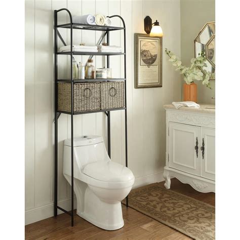 Over The Toilet Storage Bathroom Cabinets And Storage The Home Depot