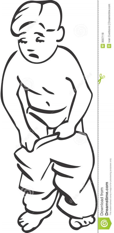 Boy Getting Dressed Stock Illustration Illustration Of Drawing 3007118