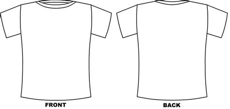T Shirt Design Template Shirt Template Coloring Pages