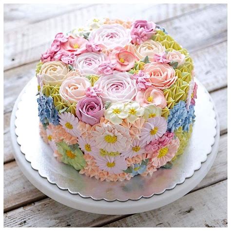 Spring Flowers Cake Floral Cake Spring Cake Cake