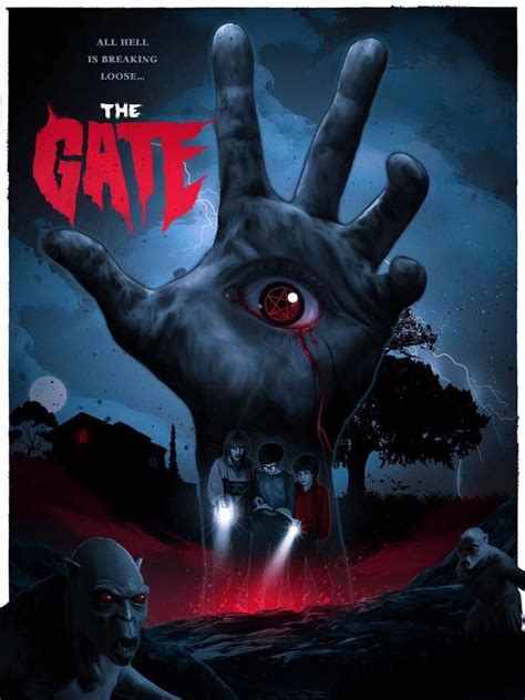 The Gate 1987 Horror Movie Art Horror Posters Movie Posters