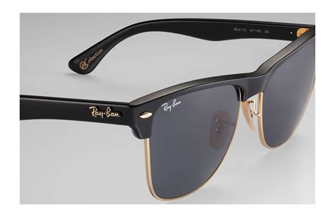 Ray Ban Clubmaster Oversized Collection Black In Black Lyst