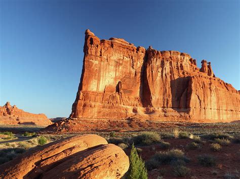 Courthouse Towers In Arches National Park Photograph By Alex Nikitsin