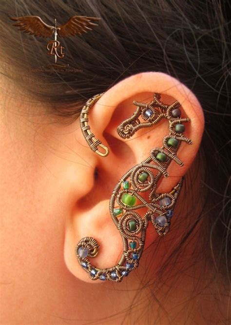Custom Sea Creatures Ear Wrap Ear Cuff Wire Wrapped With Images