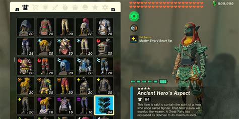 How To Get The Ancient Heros Aspect In Zelda Tears Of The Kingdom