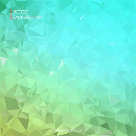 Polygonal Turquoise Pattern Background Illustrator