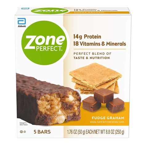 Zoneperfect 14g Protein Bars Fudge Graham Shop Granola And Snack Bars