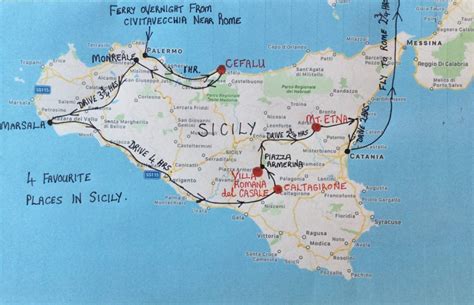 Best Beaches Sicily Map Transborder Media