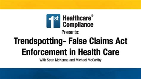 Shauna itri, esq., of berger & montague, pc discusses the false claims act (whistleblower actions) with first healthcare compliance.first healthcare. Trendspotting -False Claims Act Enforcement in Health Care ...