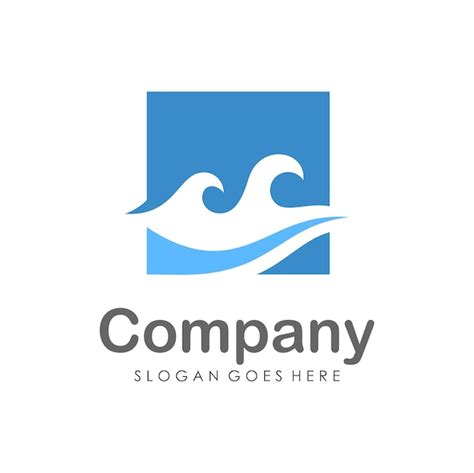 Premium Vector Wave Water Logo Design Template