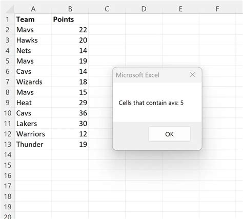 VBA Comment compter les cellules avec un texte spécifique Statorials