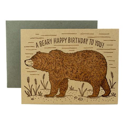 Birthday Bear Card By Noteworthy Paper And Press Montana T Corral