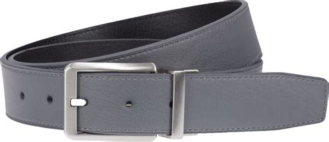 Nike New Nike Core Reversible Greyblack Leather Golf Belt Mens Size