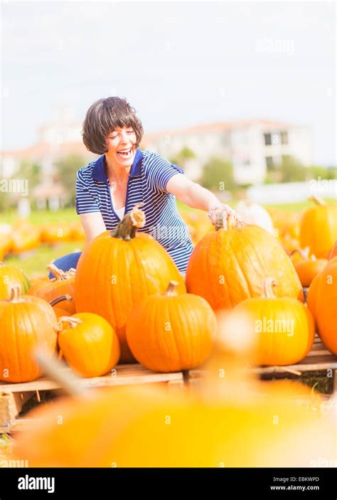 Picking Up Pumpkin Cut Out Stock Images And Pictures Alamy