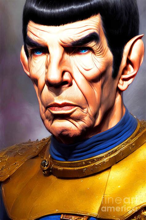 Spock Live Long And Prosper 20221109c Mixed Media By Wingsdomain Art