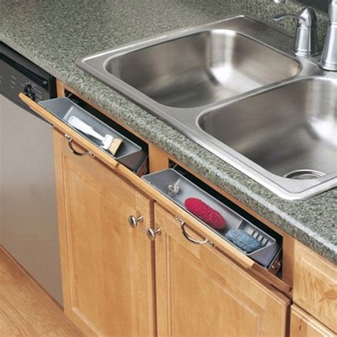 The sink also features a satin finish for added durability. Sneaky Sink Storage (False Drawer Fronts) • Ugly Duckling ...