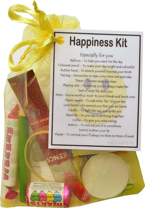 smile ts uk happiness survival kit cheer up t great mini novelty happiness t to cheer